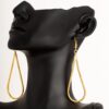 GEO_ Brass Geometric shape earrings, Circles
