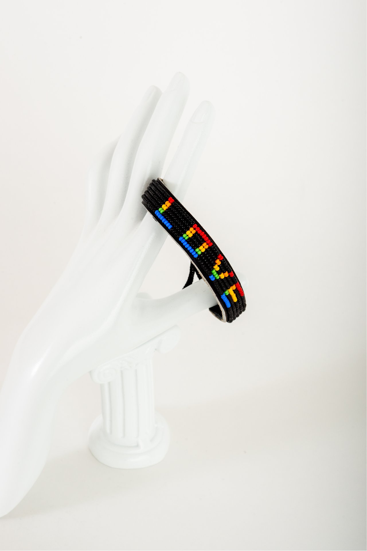 Love Bracelet Black And Rainbow