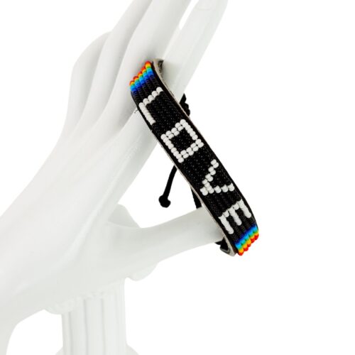 Love Bracelet Black And White