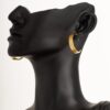 Small Brass Earrings Hoops and Other Shapes