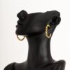 Small Brass Earrings Hoops and Other Shapes