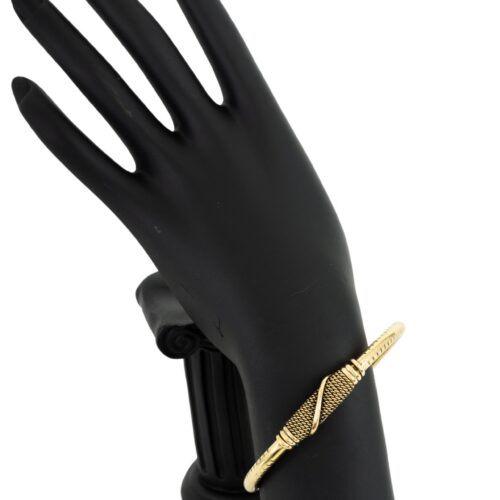 Wrap Design Unisex Brass Bracelet