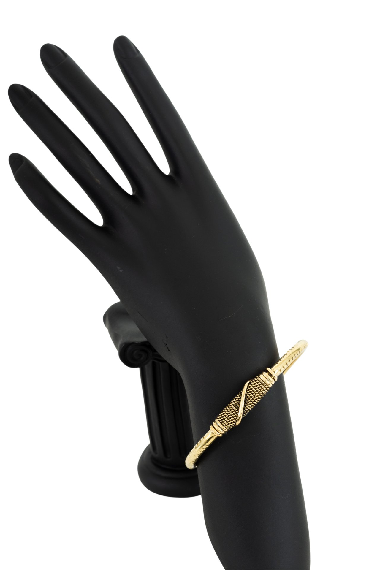 Wrap Design Unisex Brass Bracelet