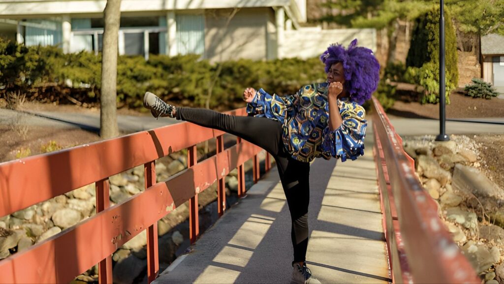 Aimee Salmon Jumping for Joy