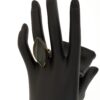 African Brass and Horn Ring Black