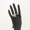 Brass Starfish Ring - Adjustable