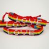 Woven love bracelet rainbow/white - Thumbnail Image 2
