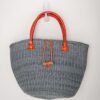 Gray Sisal Bag- hung