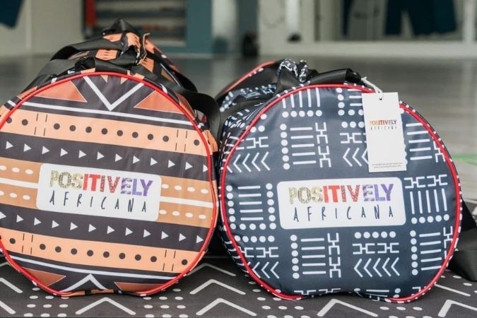 Positively Africana By Aimee Gym Bags.