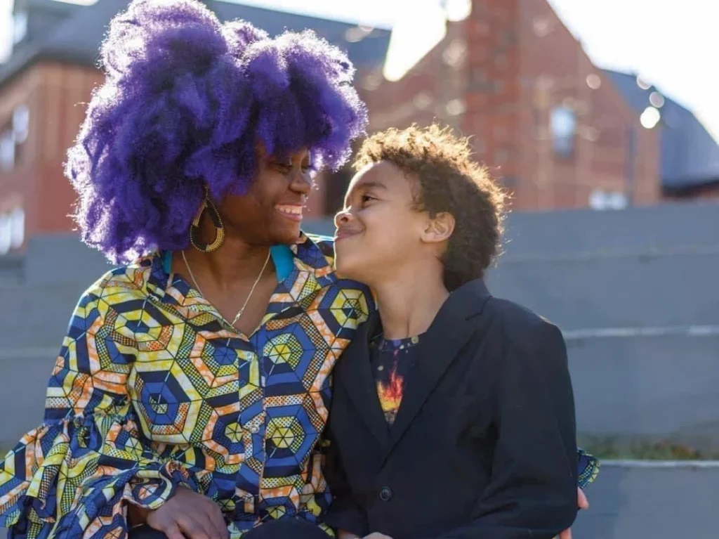 Aimee and her son—love, pride, and joy mothers day