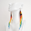Maasai Rainbow Drop Earrings - Thumbnail Image 1